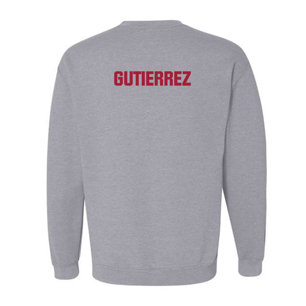 Indiana - NCAA Women's Swimming & Diving : Luci Gutierrez - Classic Shersey Crewneck Sweatshirt-1
