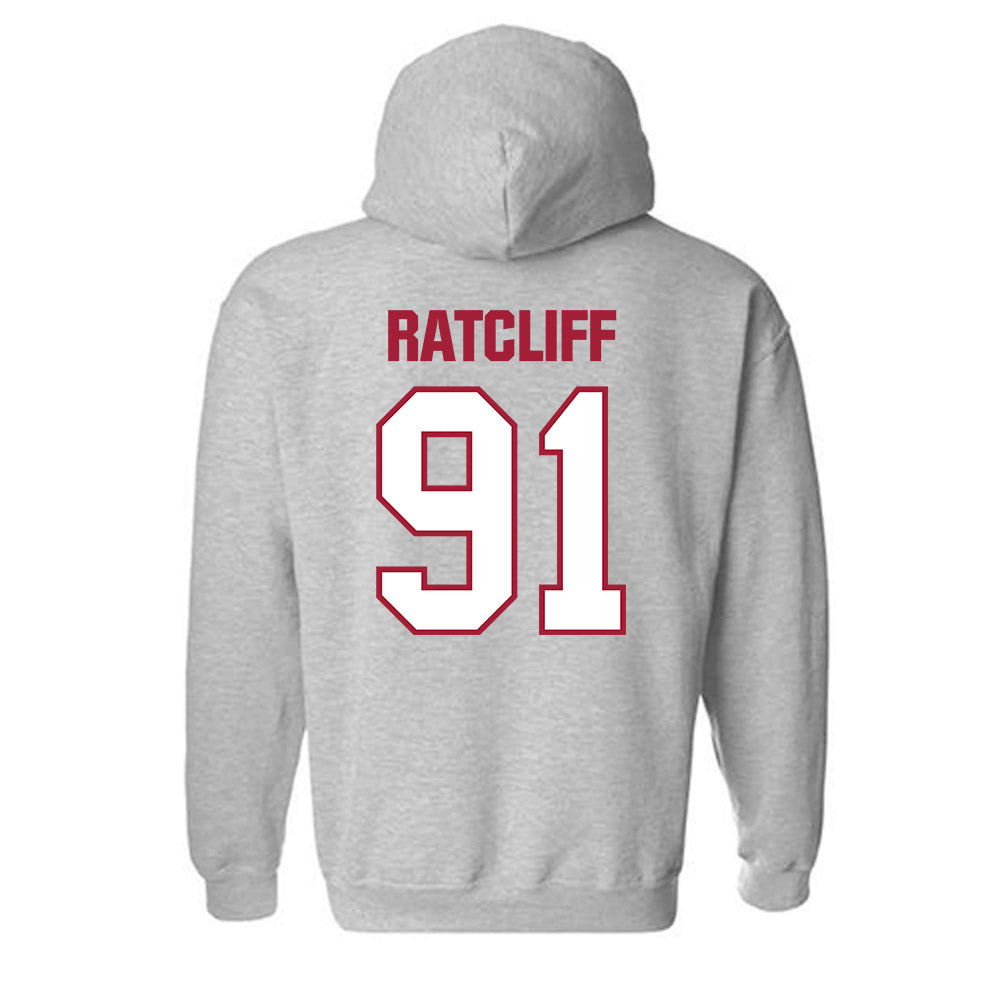 Indiana - NCAA Football : Dominique Ratcliff - Classic Shersey Hooded Sweatshirt-1