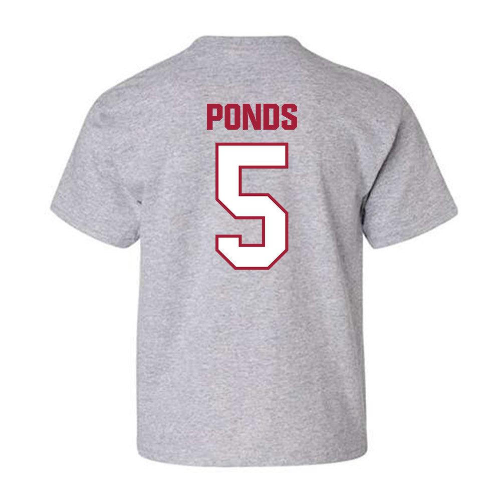 Indiana - NCAA Football : D'Angelo Ponds - Classic Shersey Youth T-Shirt-1