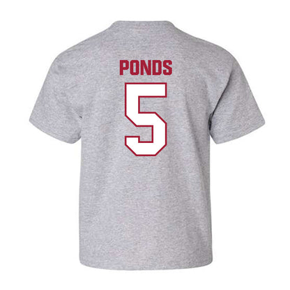 Indiana - NCAA Football : D'Angelo Ponds - Classic Shersey Youth T-Shirt-1