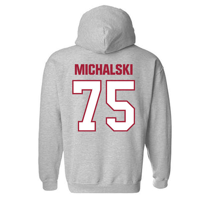 Indiana - NCAA Football : Zenuae Michalski - Classic Shersey Hooded Sweatshirt-1