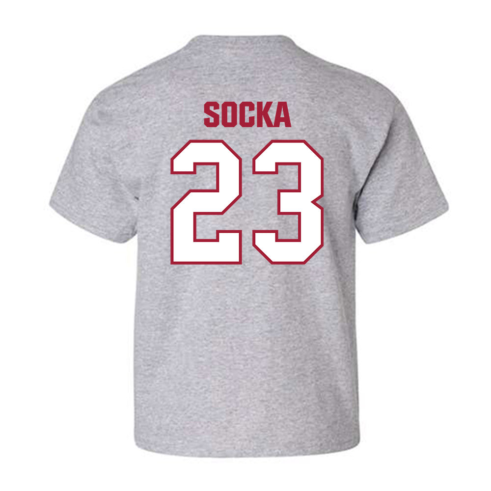 Indiana - NCAA Women's Basketball : Zania Socka - Classic Shersey Youth T-Shirt-1