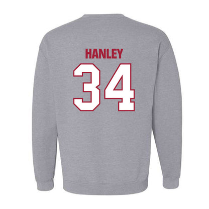 Indiana - NCAA Baseball : Jake Hanley - Classic Shersey Crewneck Sweatshirt-1