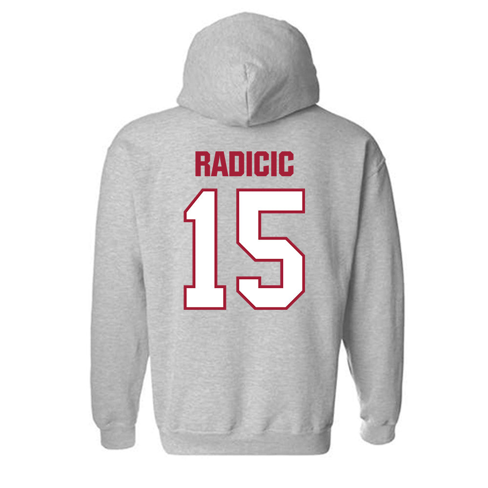 Indiana - NCAA Football : Nicolas Radicic - Classic Shersey Hooded Sweatshirt-1