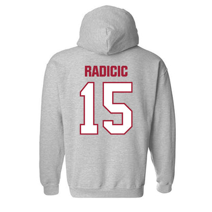 Indiana - NCAA Football : Nicolas Radicic - Classic Shersey Hooded Sweatshirt-1