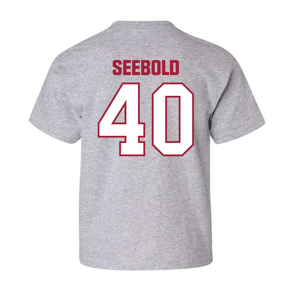 Indiana - NCAA Baseball : Gavin Seebold - Classic Shersey Youth T-Shirt-1