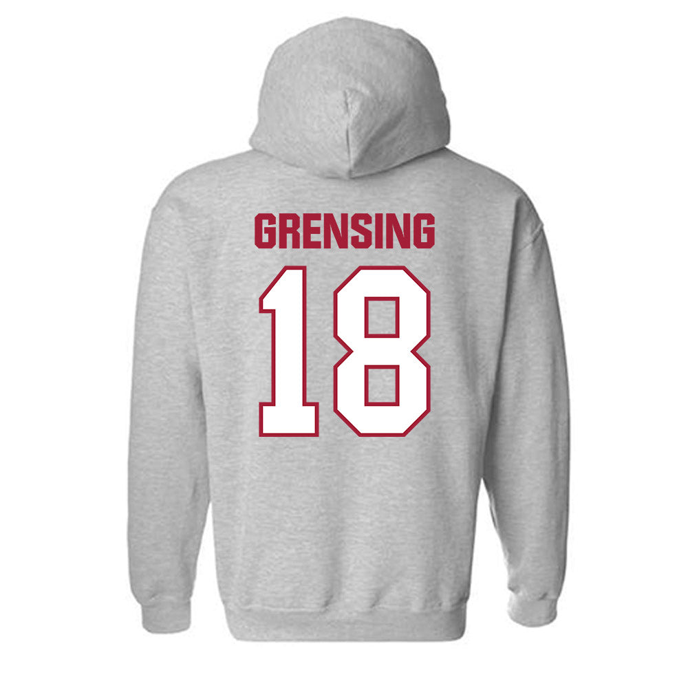 Indiana - NCAA Men's Basketball : Tryce Grensing - Classic Shersey Hooded Sweatshirt-1