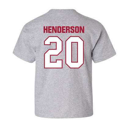 Indiana - NCAA Football : Dontrae Henderson - Classic Shersey Youth T-Shirt-1
