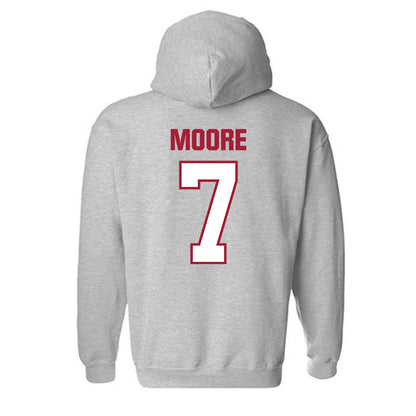 Indiana - NCAA Football : Louis Moore - Classic Shersey Hooded Sweatshirt-1