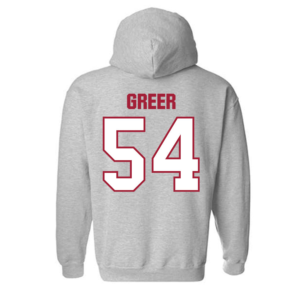 Indiana - NCAA Football : Jack Greer - Classic Shersey Hooded Sweatshirt-1