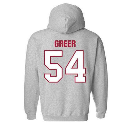 Indiana - NCAA Football : Jack Greer - Classic Shersey Hooded Sweatshirt-1