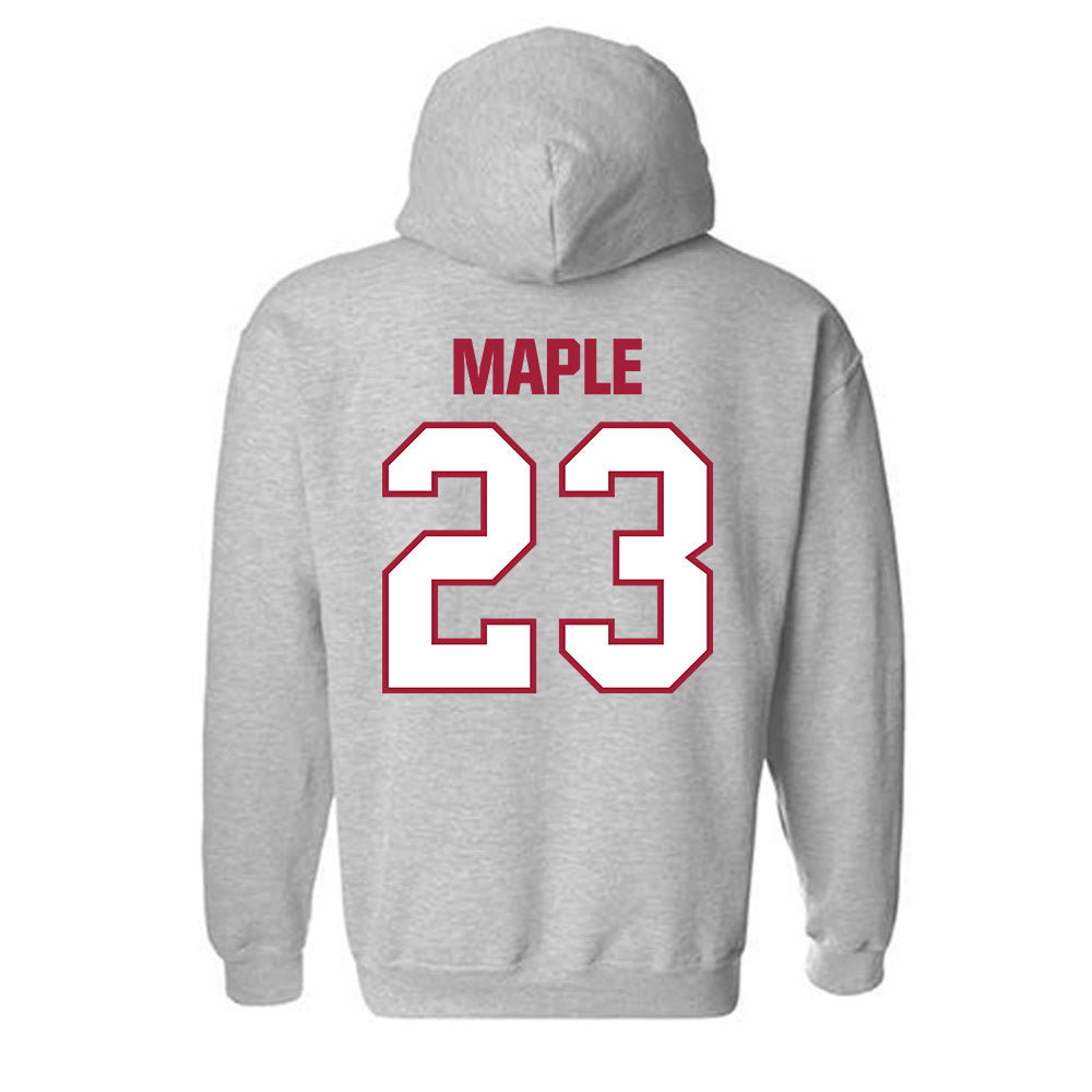 Indiana - NCAA Women's Volleyball : Delaynie Maple - Classic Shersey Hooded Sweatshirt-1