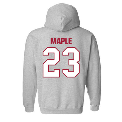 Indiana - NCAA Women's Volleyball : Delaynie Maple - Classic Shersey Hooded Sweatshirt-1