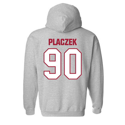Indiana - NCAA Football : Josh Placzek - Classic Shersey Hooded Sweatshirt-1