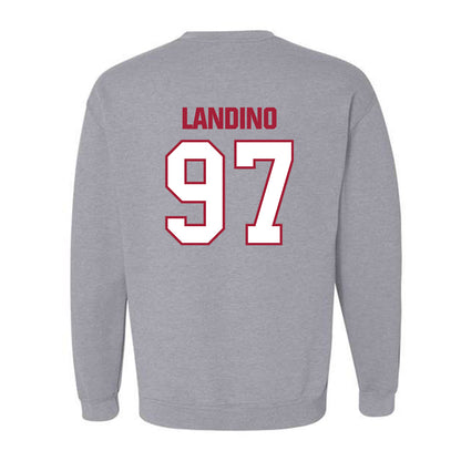 Indiana - NCAA Football : Mario Landino - Classic Shersey Crewneck Sweatshirt-1