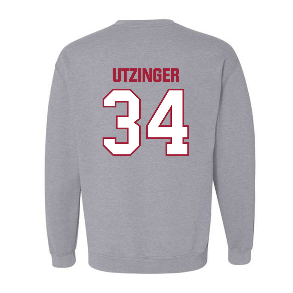 Indiana - NCAA Football : Jeff Utzinger - Classic Shersey Crewneck Sweatshirt-1