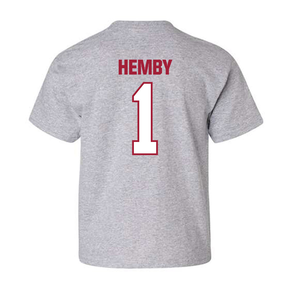 Indiana - NCAA Football : Roman Hemby - Classic Shersey Youth T-Shirt-1
