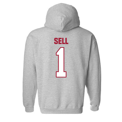 Indiana - NCAA Women's Volleyball : Madilyn Sell - Classic Shersey Hooded Sweatshirt-1
