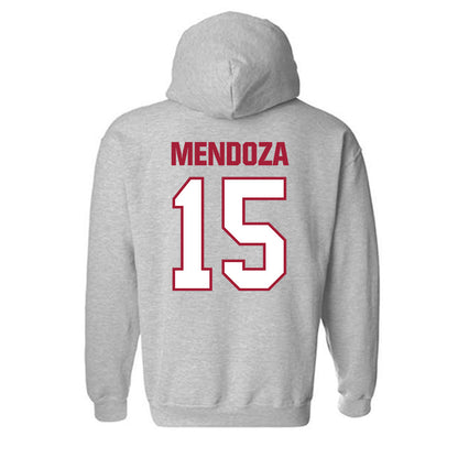 Indiana - NCAA Football : Fernando Mendoza - Classic Shersey Hooded Sweatshirt-1
