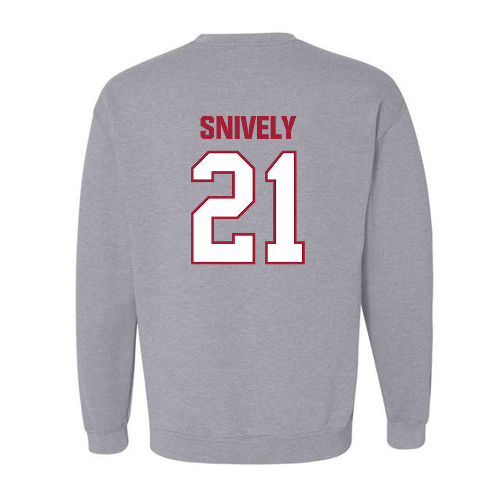 Indiana - NCAA Men's Basketball : Drew Snively - Classic Shersey Crewneck Sweatshirt-1