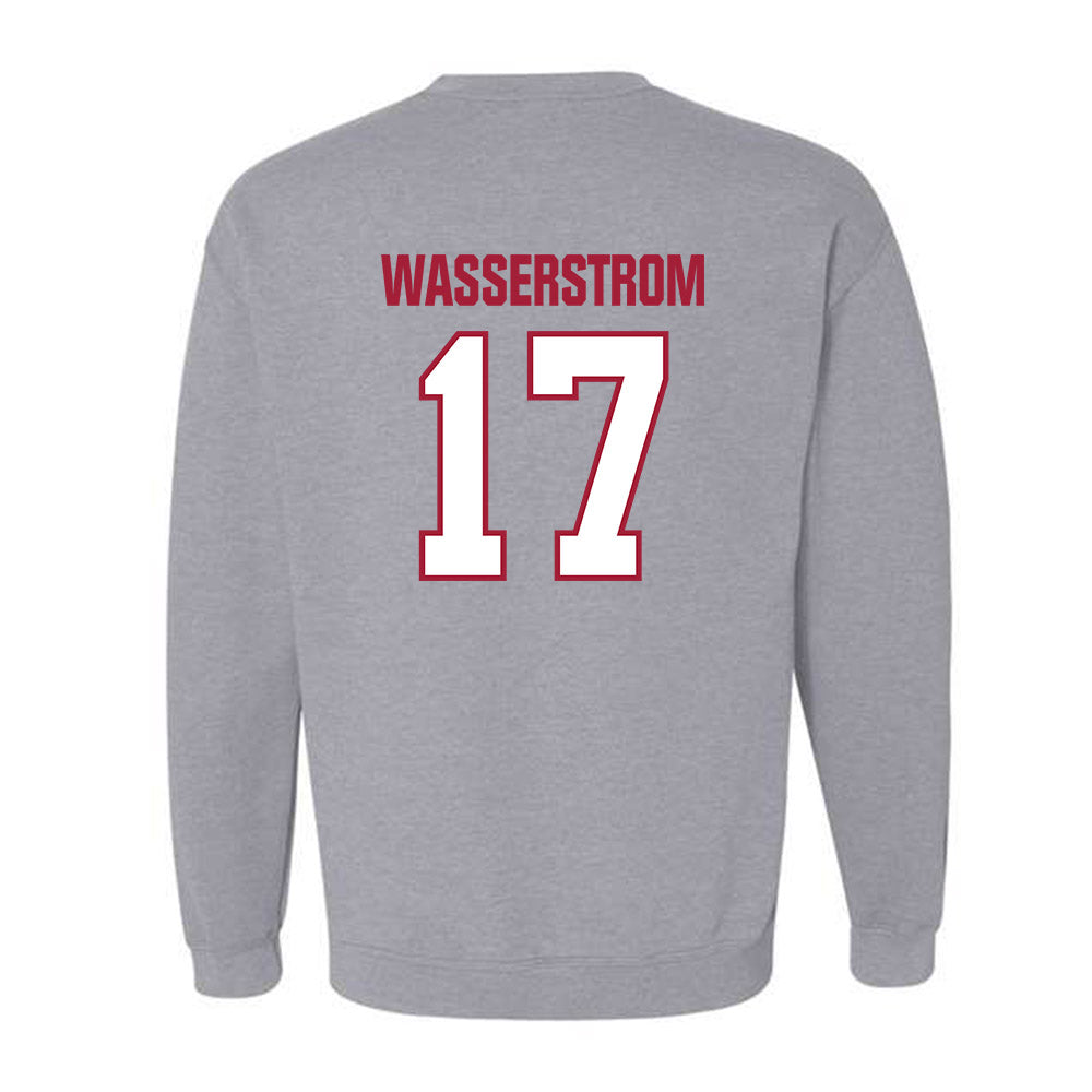Indiana - NCAA Football : Jackson Wasserstrom - Classic Shersey Crewneck Sweatshirt-1