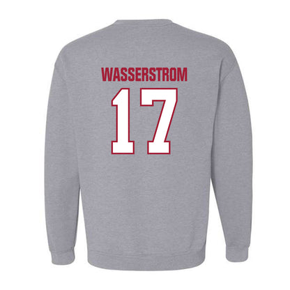 Indiana - NCAA Football : Jackson Wasserstrom - Classic Shersey Crewneck Sweatshirt-1