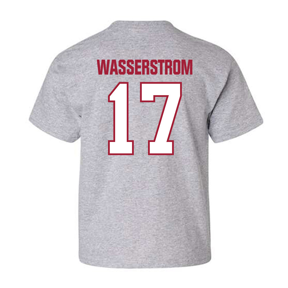 Indiana - NCAA Football : Jackson Wasserstrom - Classic Shersey Youth T-Shirt-1