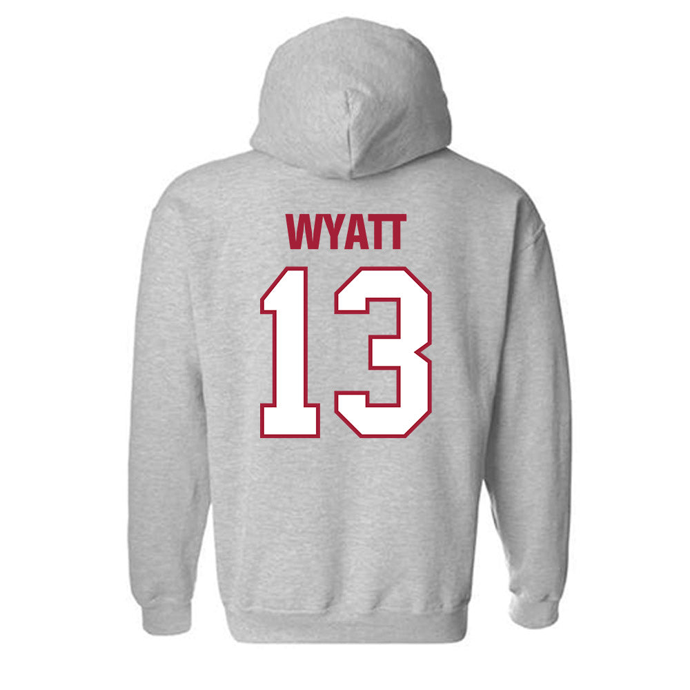 Indiana - NCAA Football : Kellan Wyatt - Classic Shersey Hooded Sweatshirt-1