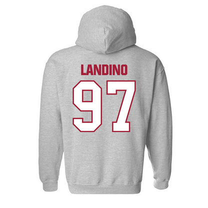 Indiana - NCAA Football : Mario Landino - Classic Shersey Hooded Sweatshirt-1