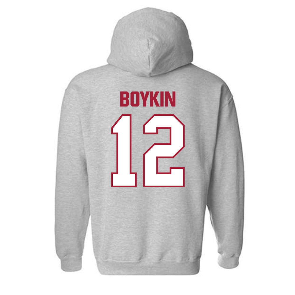 Indiana - NCAA Football : Devan Boykin - Classic Shersey Hooded Sweatshirt-1