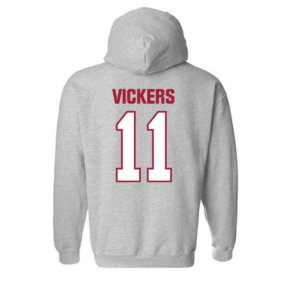 Indiana - NCAA Women's Volleyball : Ava Vickers - Classic Shersey Hooded Sweatshirt-1