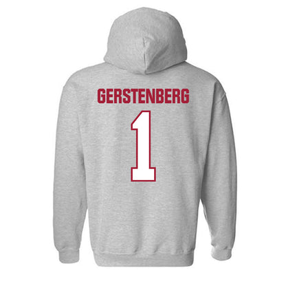 Indiana - NCAA Women's Soccer : Jamie Gerstenberg - Classic Shersey Hooded Sweatshirt-1