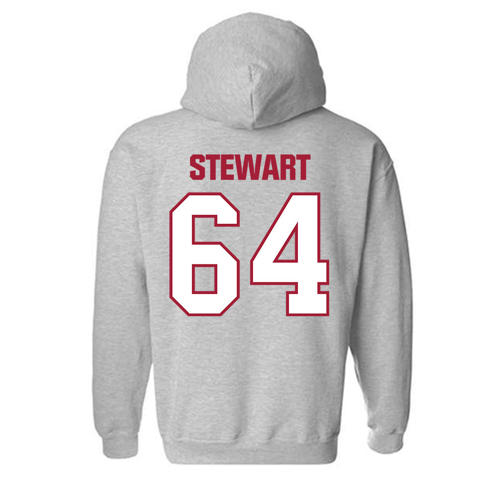 Indiana - NCAA Football : Race Stewart - Classic Shersey Hooded Sweatshirt-1