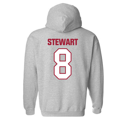 Indiana - NCAA Men's Soccer : Seth Stewart - Classic Shersey Hooded Sweatshirt-1