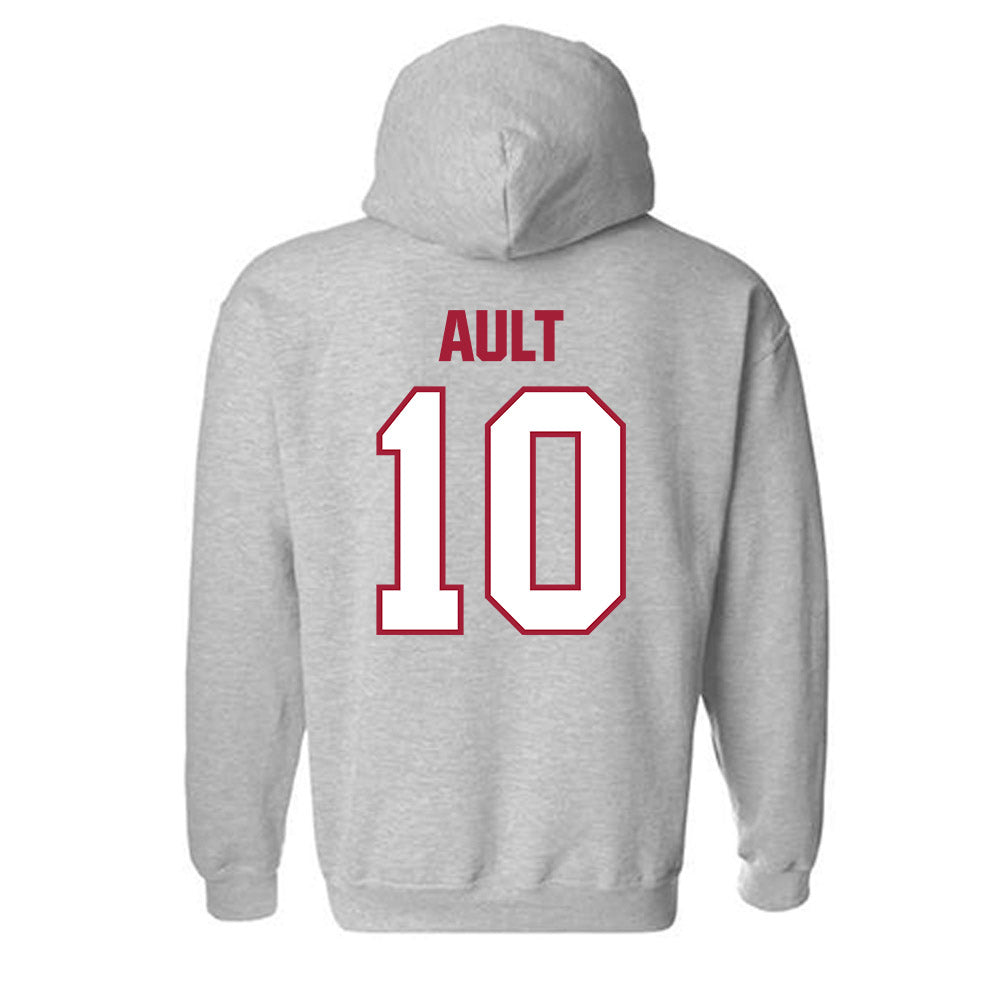 Indiana - NCAA Men's Soccer : Palmer Ault - Classic Shersey Hooded Sweatshirt-1