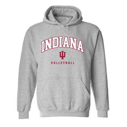 Indiana - NCAA Women's Volleyball : Sade Ilawole - Classic Shersey Hooded Sweatshirt-0