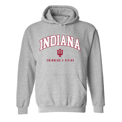 Indiana - NCAA Women's Swimming & Diving : Laila Oravsky - Classic Shersey Hooded Sweatshirt-0