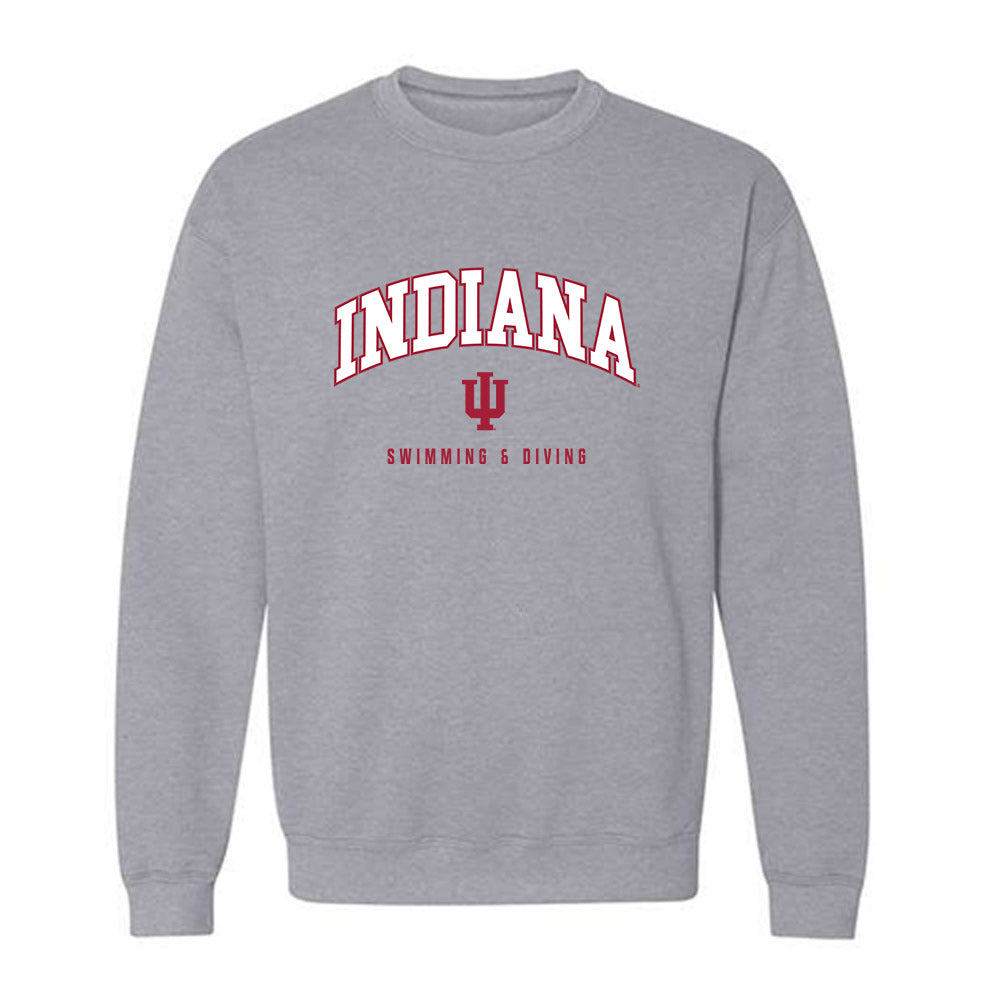 Indiana - NCAA Men's Swimming & Diving : Lukas Paegle - Classic Shersey Crewneck Sweatshirt-0