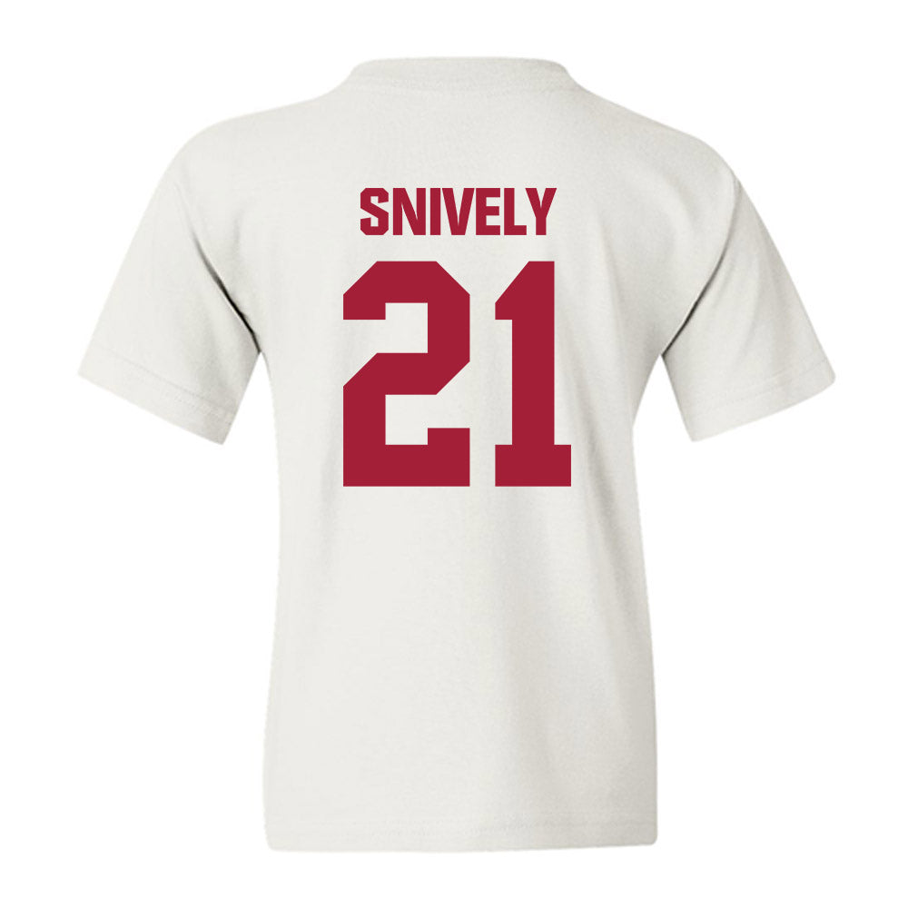 Indiana - NCAA Men's Basketball : Drew Snively - Classic Shersey Youth T-Shirt-1