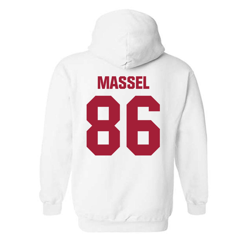 Indiana - NCAA Football : Bruno Massel - Classic Shersey Hooded Sweatshirt-1