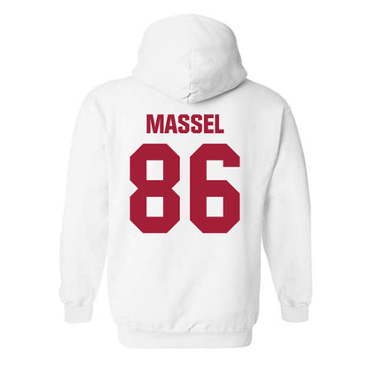 Indiana - NCAA Football : Bruno Massel - Classic Shersey Hooded Sweatshirt-1