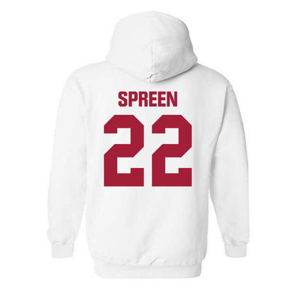 Indiana - NCAA Women's Basketball : Chloe Spreen - Classic Shersey Hooded Sweatshirt-1