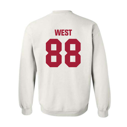 Indiana - NCAA Football : Sam West - Classic Shersey Crewneck Sweatshirt-1