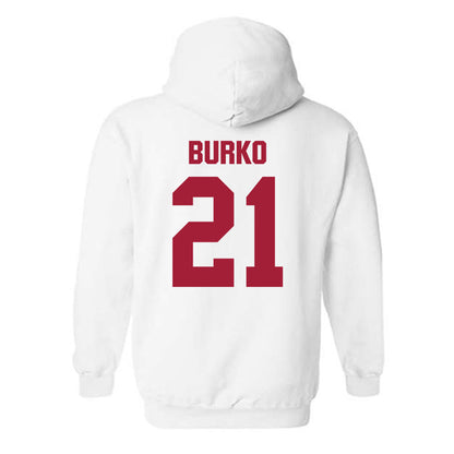 Indiana - NCAA Softball : Sydni Burko - Classic Shersey Hooded Sweatshirt-1