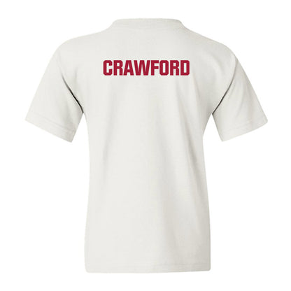 Indiana - NCAA Wrestling : Christopher Crawford - Classic Shersey Youth T-Shirt-1