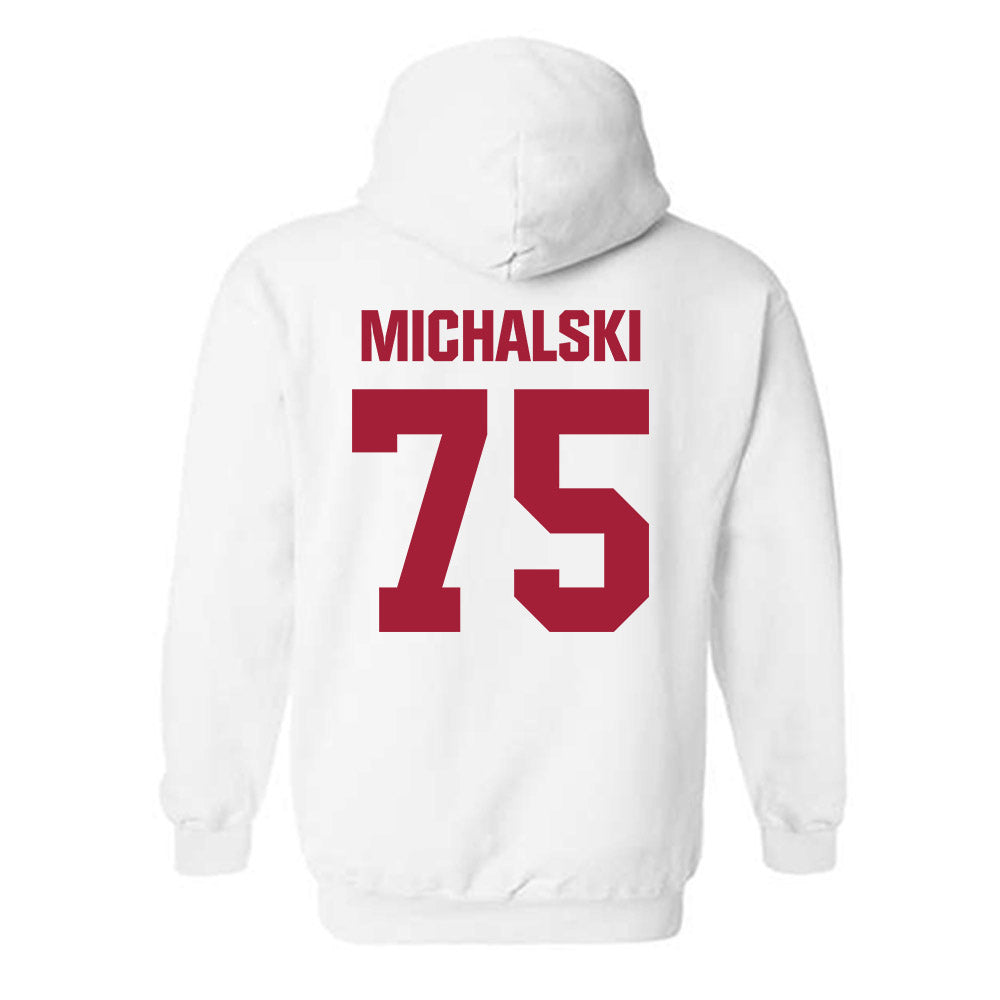 Indiana - NCAA Football : Zenuae Michalski - Classic Shersey Hooded Sweatshirt-1