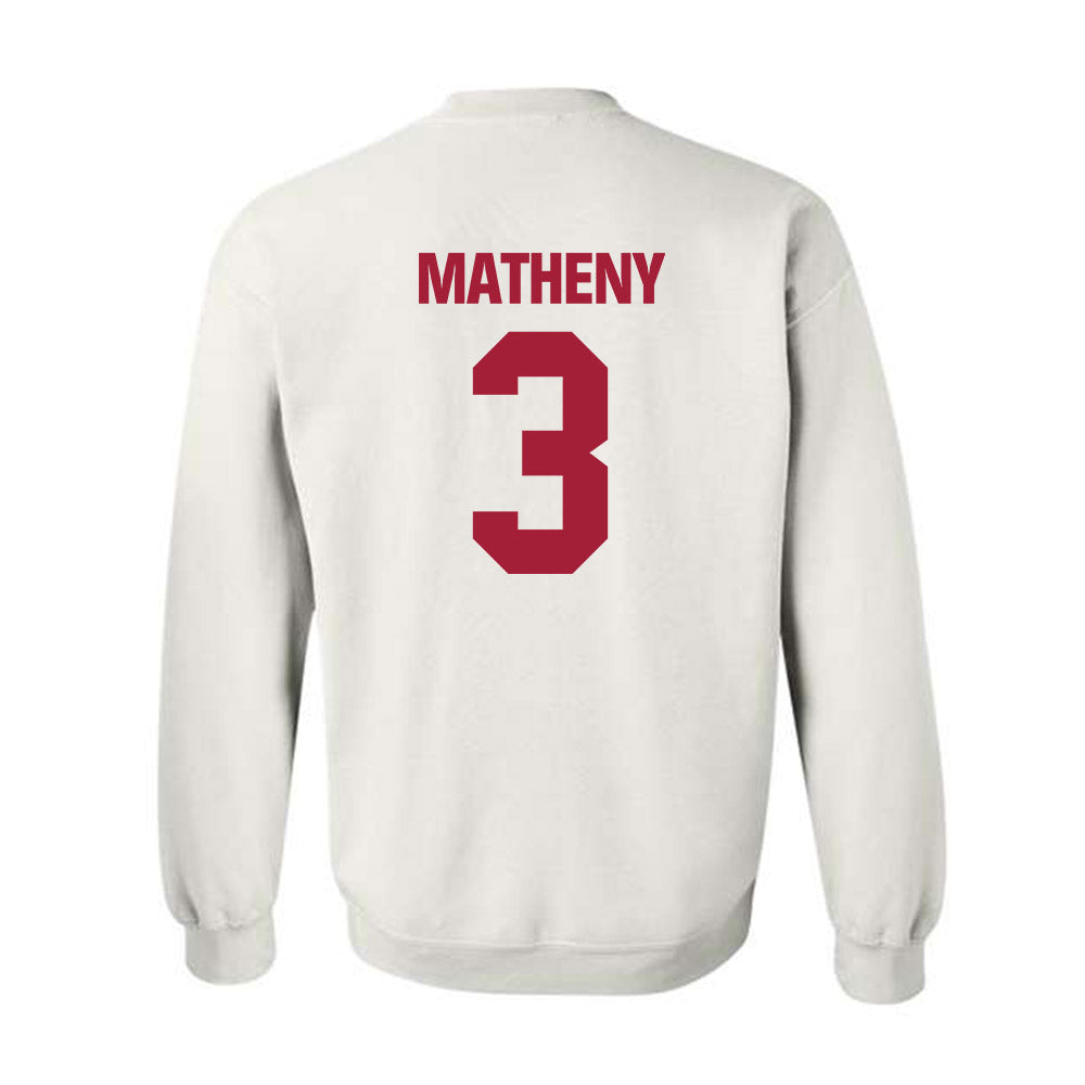 Indiana - NCAA Women's Volleyball : Mallory Matheny - Classic Shersey Crewneck Sweatshirt-1