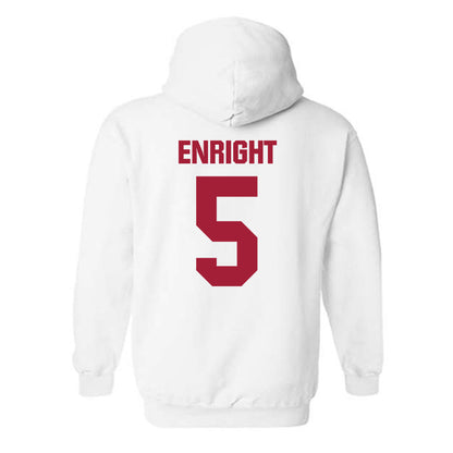 Indiana - NCAA Men's Basketball : Conor Enright - Classic Shersey Hooded Sweatshirt-1