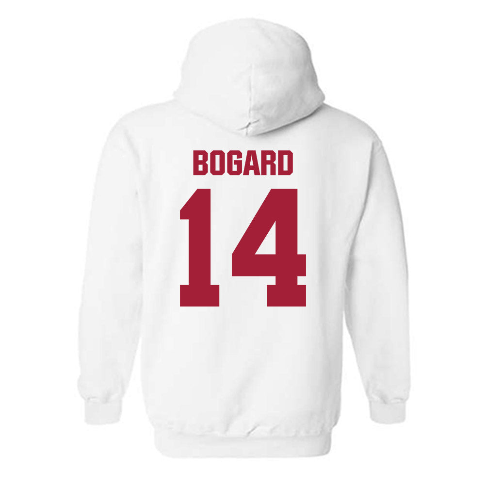 Indiana - NCAA Men's Soccer : Easton Bogard - Classic Shersey Hooded Sweatshirt-1