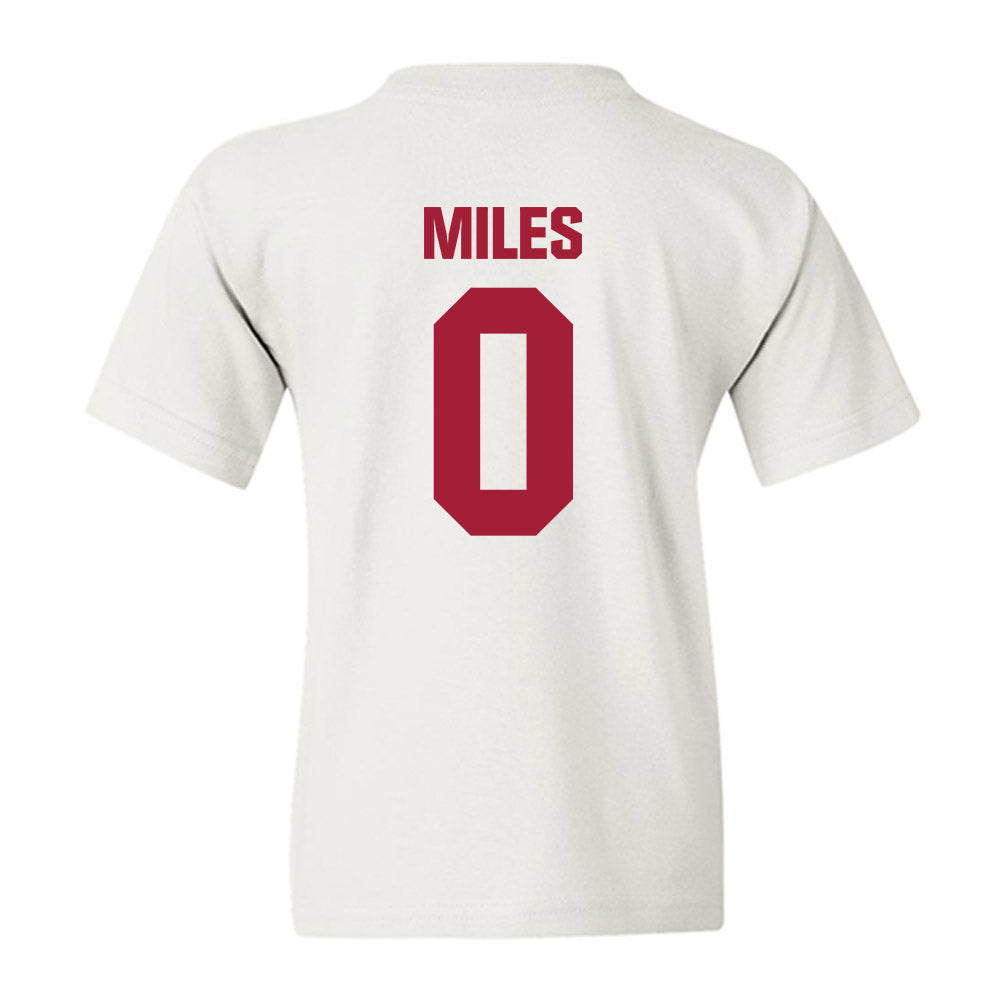 Indiana - NCAA Men's Basketball : Jasai Miles - Classic Shersey Youth T-Shirt-1